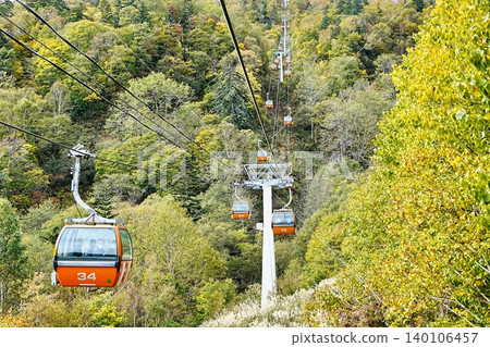 Sapporo Kokusai Ski Resort Autumn Festival - Scenery of the autumn foliage from the gondola Sapporo Kokusai Ski Resort Autumn Festival - Scenery of the autumn foliage from the gondola 140106457