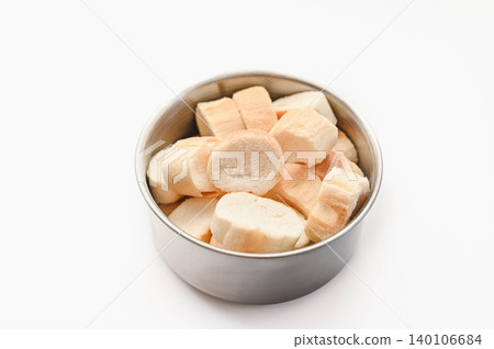 Wheat gluten in a stainless steel container Wheat gluten in a stainless steel container 140106684