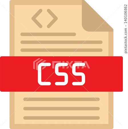 Css Flat Vector Icon Design Css Flat Vector Icon Design 140106862