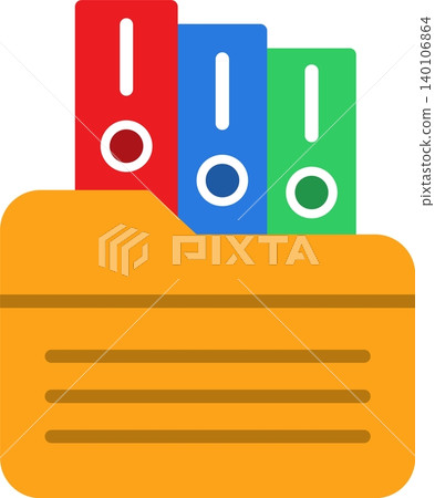 Archive Flat Vector Icon Design Archive Flat Vector Icon Design 140106864