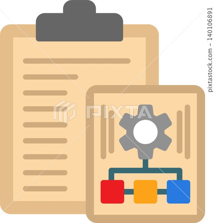 Task Planning Flat Vector Icon Design Task Planning Flat Vector Icon Design 140106891