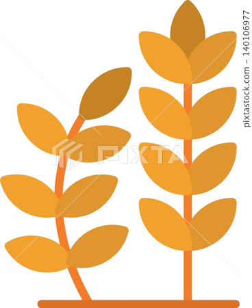 Wheat Flat Vector Icon Design Wheat Flat Vector Icon Design 140106977
