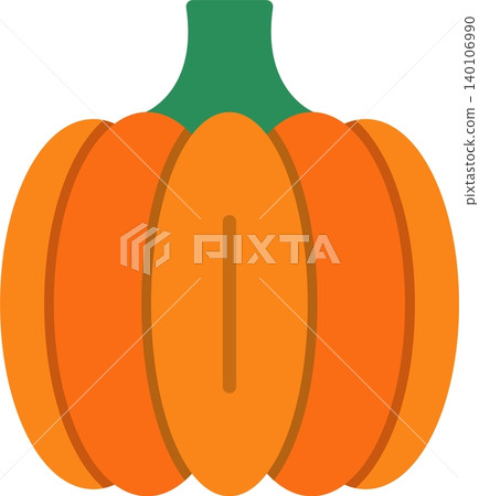 Pumpkin Flat Vector Icon Design Pumpkin Flat Vector Icon Design 140106990
