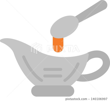 Gravy Flat Vector Icon Design Gravy Flat Vector Icon Design 140106997