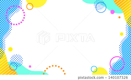 Abstract colorful frame, geometric pattern, pop, 16:9 Abstract colorful frame, geometric pattern, pop, 16:9 140107326