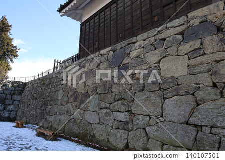 Stone walls of Ueda Castle [Ueda City, Nagano Prefecture] 140107501