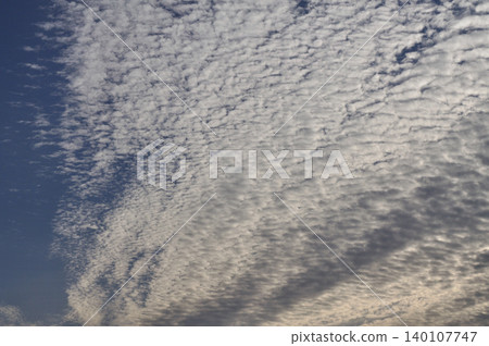 sky with scaly clouds sky with scaly clouds 140107747