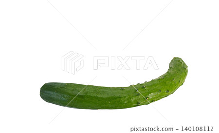 Picked cucumber, transparent background, macro, vegetable material Picked cucumber, transparent background, macro, vegetable material 140108112