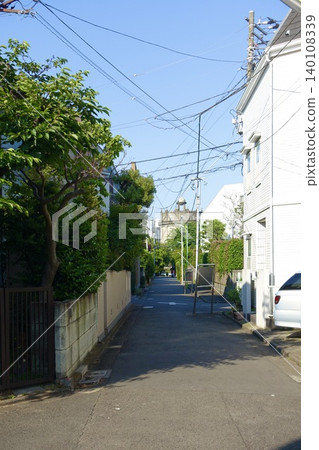 Waterworks path leading to Komazawa Water Tower Waterworks path leading to Komazawa Water Tower 140108339