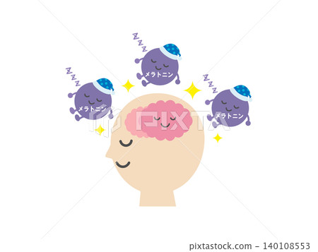 Melatonin illustration 140108553