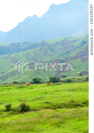 The magnificent and beautiful scenery of Mount Aso The magnificent and beautiful scenery of Mount Aso 140109187
