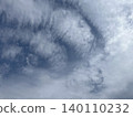 Impressive cloud patterns spread across the blue sky 140110232