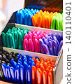 Colored pens in shop 140110401