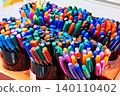 Colored pens in shop 140110402