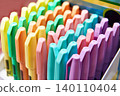 Colored pens in shop 140110404