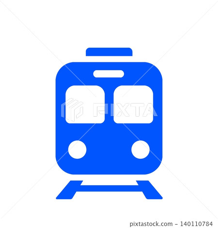 簡潔的火車圖示(藍色),便於用於車站指南和交通地圖。 簡潔的火車圖示(藍色),便於用於車站指南和交通地圖。 140110784
