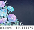水彩牽牛花畫框 140111175