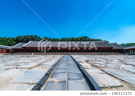Seoul, South Korea - May. 30, 2026 : Jongmyo Shrine Jeongjeon, A UNESCO World Heritage Site in Seoul Seoul, South Korea - May. 30, 2026 : Jongmyo Shrine Jeongjeon, A UNESCO World Heritage Site in Seoul 140111372