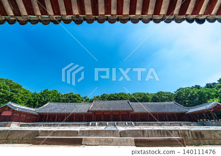 Seoul, South Korea - May. 30, 2026 : Jongmyo Shrine Jeongjeon, A UNESCO World Heritage Site in Seoul Seoul, South Korea - May. 30, 2026 : Jongmyo Shrine Jeongjeon, A UNESCO World Heritage Site in Seoul 140111476