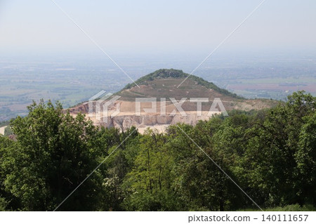 Panoramic view of Nuvolera valley in Brescia Panoramic view of Nuvolera valley in Brescia 140111657