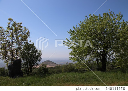 Panoramic view of Nuvolera valley in Brescia Panoramic view of Nuvolera valley in Brescia 140111658
