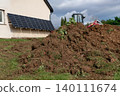 Earthworks, exterior works with machinery 140111674
