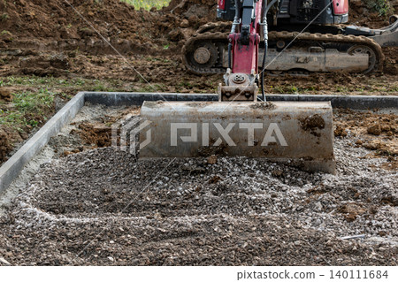 Earthworks, exterior works with machinery Earthworks, exterior works with machinery 140111684