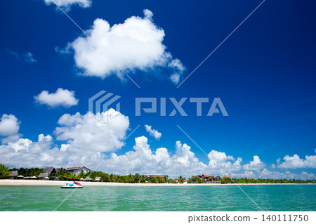 beautiful beach and tropical sea beautiful beach and tropical sea 140111750