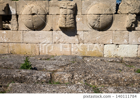 Ancient ruins in Dion, Greece. Ancient ruins in Dion, Greece. 140111784