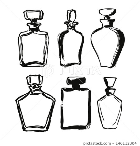 Collection of luxury perfume bottles showcasing elegant designs and sophisticated fragrance packaging styles Collection of luxury perfume bottles showcasing elegant designs and sophisticated fragrance packaging styles 140112304