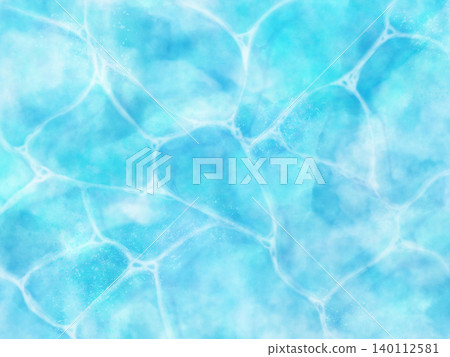 Watercolor-style background material with light and shimmer on the water's surface. Refreshing, ocean, summer, pool, texture. Watercolor-style background material with light and shimmer on the water's surface. Refreshing, ocean, summer, pool, texture. 140112581