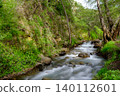 Pure water stream flowing over rocky mountain terrain in the Kakopetria forest,  Troodos, Cyprus 140112601