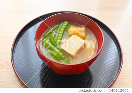 味噌湯佐雪豆及凍乾豆腐 味噌湯佐雪豆及凍乾豆腐 140112621