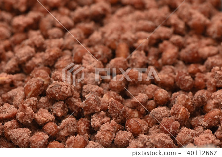 Sugar Roasted Peanuts Texture Background Close Up Sugar Roasted Peanuts Texture Background Close Up 140112667