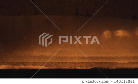 Gentle Convection Warm By Refractory Lining. Industrial Scene With Simmering Surface And Calm Atmosphere . Stock clip Gentle Convection Warm By Refractory Lining. Industrial Scene With Simmering Surface And Calm Atmosphere . Stock clip 140112881