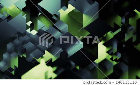 Futuristic Digital Blocks With High Contrast Depth Representing Scalable Metaverse Environment Futuristic Digital Blocks With High Contrast Depth Representing Scalable Metaverse Environment 140113110