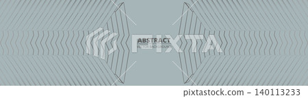 Soft grey modern wide banner design with dark gray textured pattern. Futuristic geometric abstract background Soft grey modern wide banner design with dark gray textured pattern. Futuristic geometric abstract background 140113233