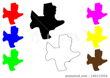 Kon Tum city (Socialist Republic of Viet Nam, Vietnam, SRV) map vector illustration, scribble sketch Kon Tum map Kon Tum city (Socialist Republic of Viet Nam, Vietnam, SRV) map vector illustration, scribble sketch Kon Tum map 140113458