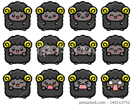 Sheep's Emotions: Graffiti-Style Illustration Set 5 Sheep's Emotions: Graffiti-Style Illustration Set 5 140113732
