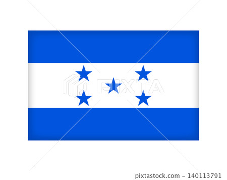 Illustration material of the flag of Honduras 2 Illustration material of the flag of Honduras 2 140113791
