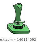 A joystick for the computer game Pilot Airplanes 140114092