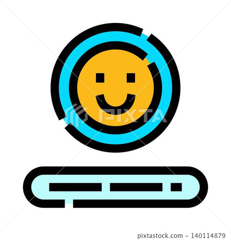 Smiling emoji indicating user satisfaction and positive review Smiling emoji indicating user satisfaction and positive review 140114879