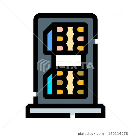 Dual sim card tray accommodating two mobile phone chips Dual sim card tray accommodating two mobile phone chips 140114978