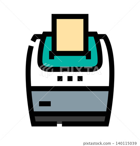 Printing document paper from receipt printer icon 140115039