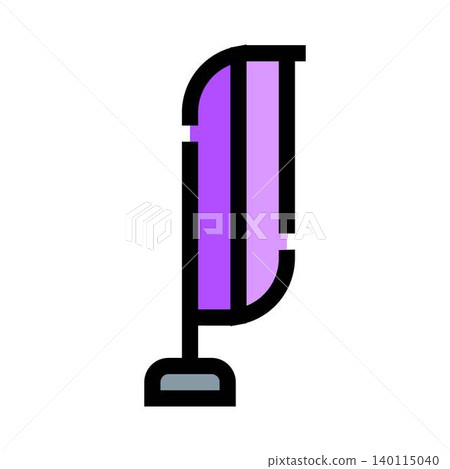Beach flag icon presenting outdoor advertising display Beach flag icon presenting outdoor advertising display 140115040