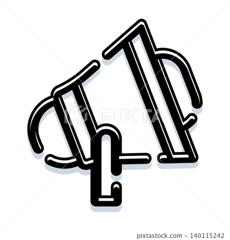 Loudspeaker megaphone icon broadcasting important announcement message Loudspeaker megaphone icon broadcasting important announcement message 140115242