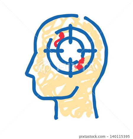 Head profile targeting thoughts for mental health Head profile targeting thoughts for mental health 140115395