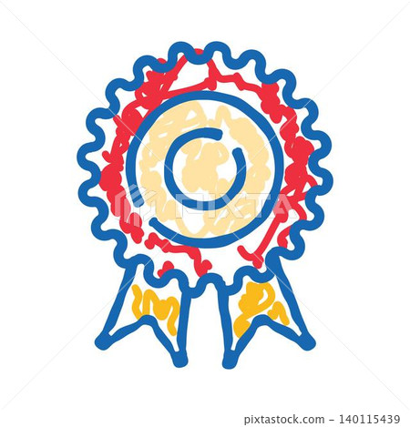 Award ribbon symbolizing quality, success, and achievement Award ribbon symbolizing quality, success, and achievement 140115439