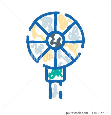 Windmill clean energy source generating electricity concept Windmill clean energy source generating electricity concept 140115508