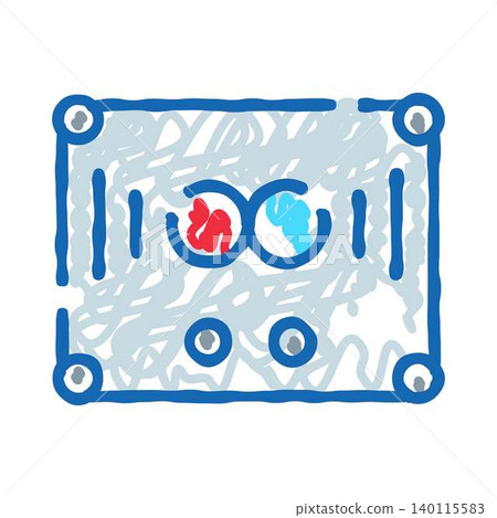 Magnet poles attracting forces physics education concept Magnet poles attracting forces physics education concept 140115583